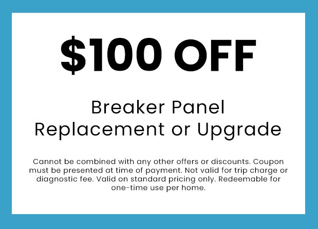 Discounts on Breaker Panel Replacement or Upgrade