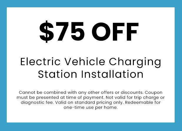 Discounts on Electric Vehicle Charging Station Installation